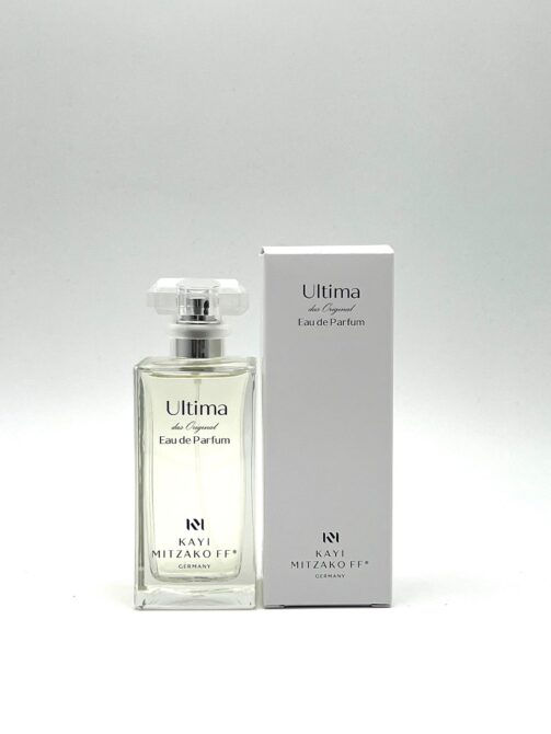 EAU DE PARFUM ULTIMA DAS ORIGINAL von Kayi Mitzakoff – luxuriöser Duft mit Apfel, Cassis, Bergamotte, blumigem Herzen aus Rose und Ylang Ylang, abgerundet mit Ambra, Moschus und Sandelholz